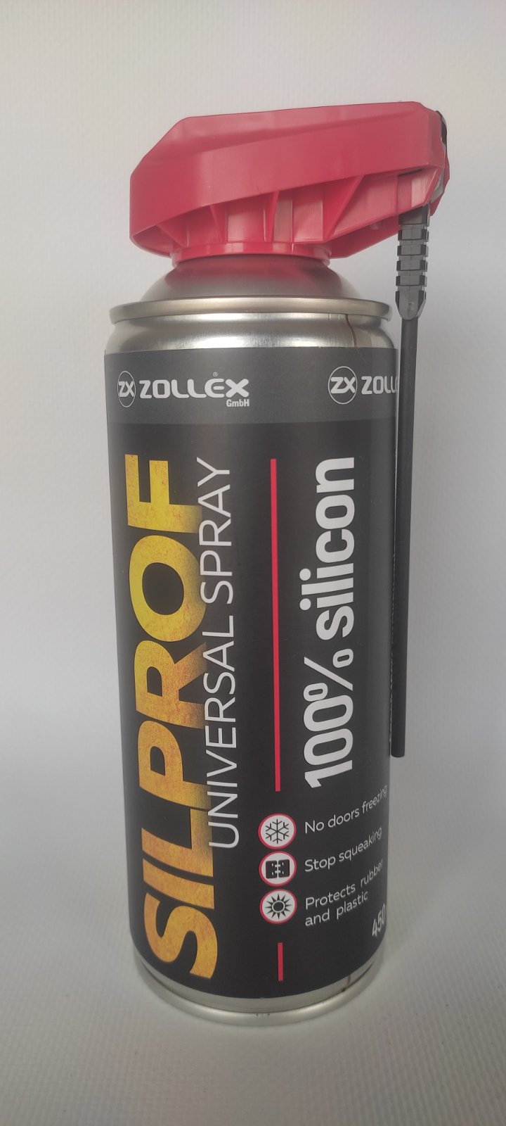 Мастило силіконове аерозоль 450мл Zollex